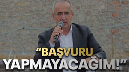 TBMM Eski Başkan Vekili CHP'li Haydar Akar “Başvuru yapmayacağım!”
